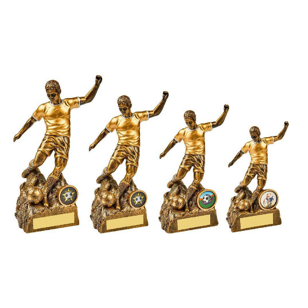 Male Antique Gold Football Player Male Antique Gold Football Player