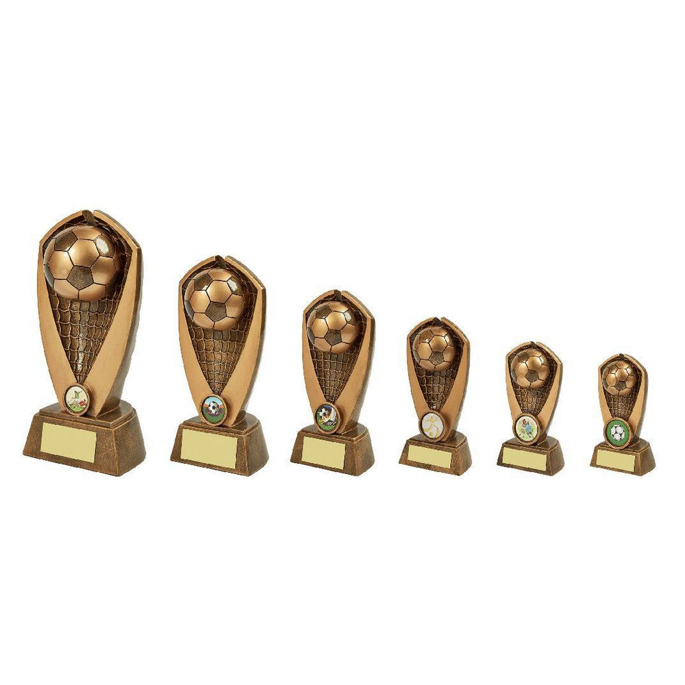 Gold Resin Football Net Award Gold Resin Football Net Award