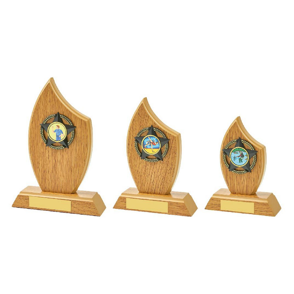 Light Oak Sail Wood Trim Award Light Oak Sail Wood Trim Award