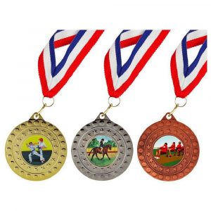 50mm Sports Medal with 22mm Ribbon 50mm Sports Medal with 22mm Ribbon