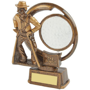 The Bandit - Novelty Golf Trophy The Bandit - Novelty Golf Trophy