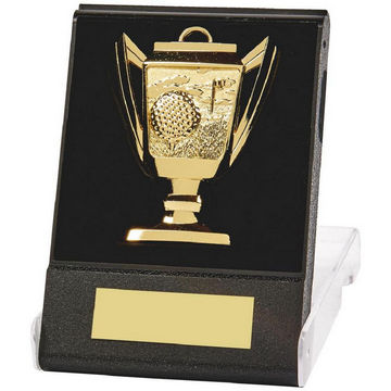 Cup design Golf Medal in Case Cup design Golf Medal in Case