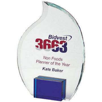20cm Crystal Flame Award for Colour Print 20cm Crystal Flame Award for Colour Print