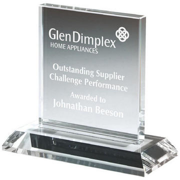 Clear Glass Rectangular Stand Clear Glass Rectangular Stand