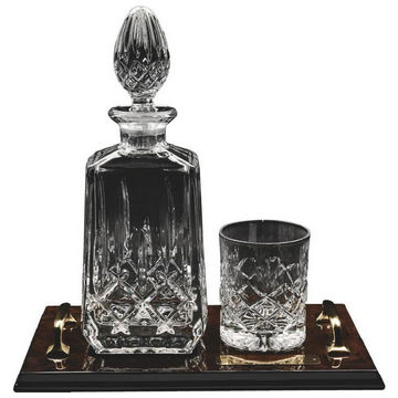 Spirit Decanter and Tumbler on Tray Spirit Decanter and Tumbler on Tray