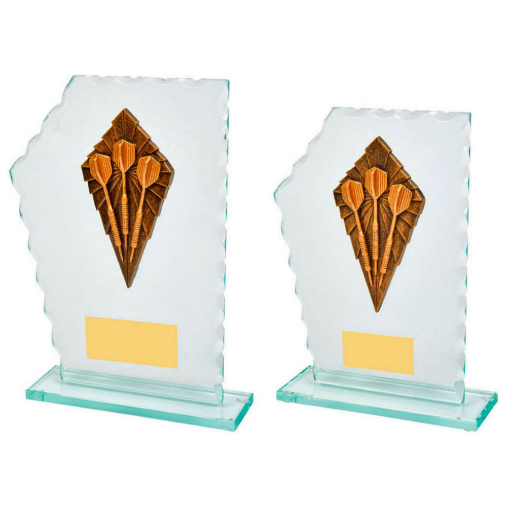 Jade Glass with Resin Tri Dart TRim Jade Glass with Resin Tri Dart TRim