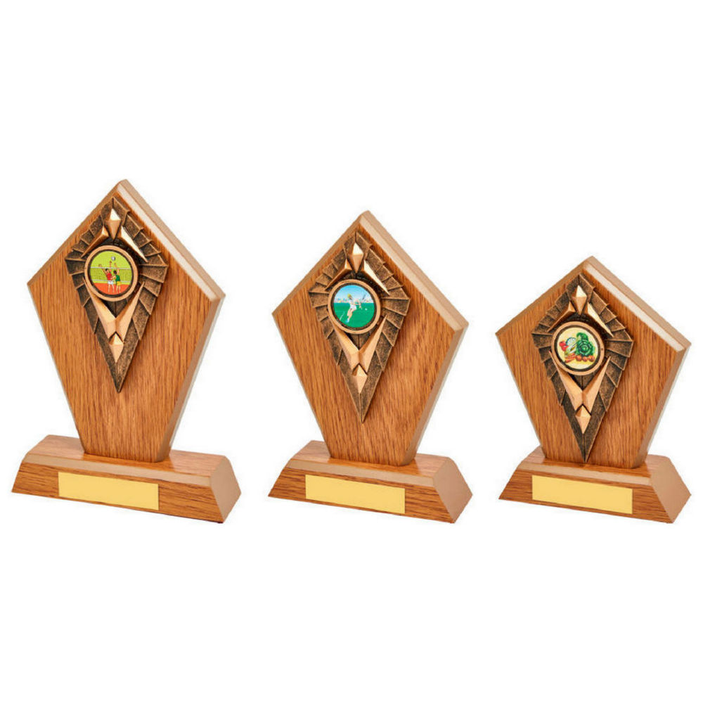 Wood Stand with Resin Trim Wood Stand with Resin Trim