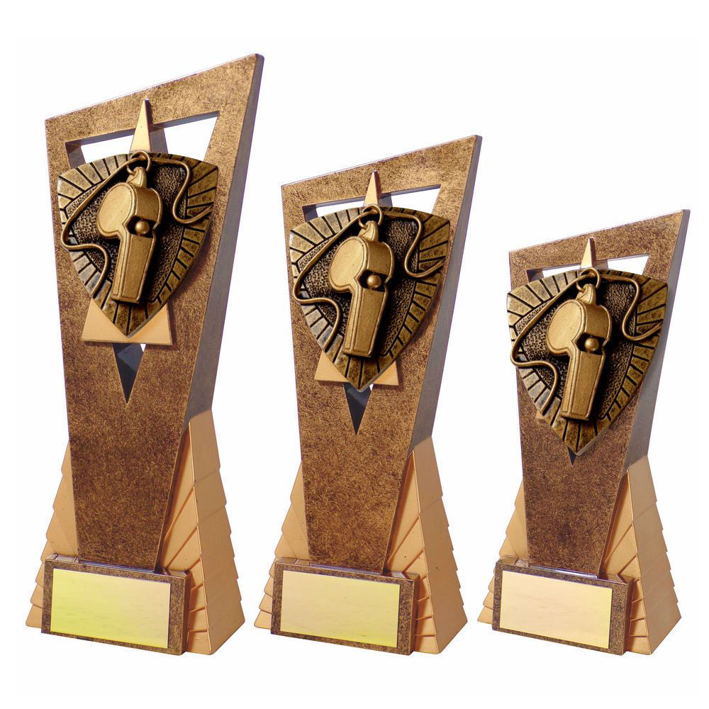 Football Referee Whistle Edge Trophy