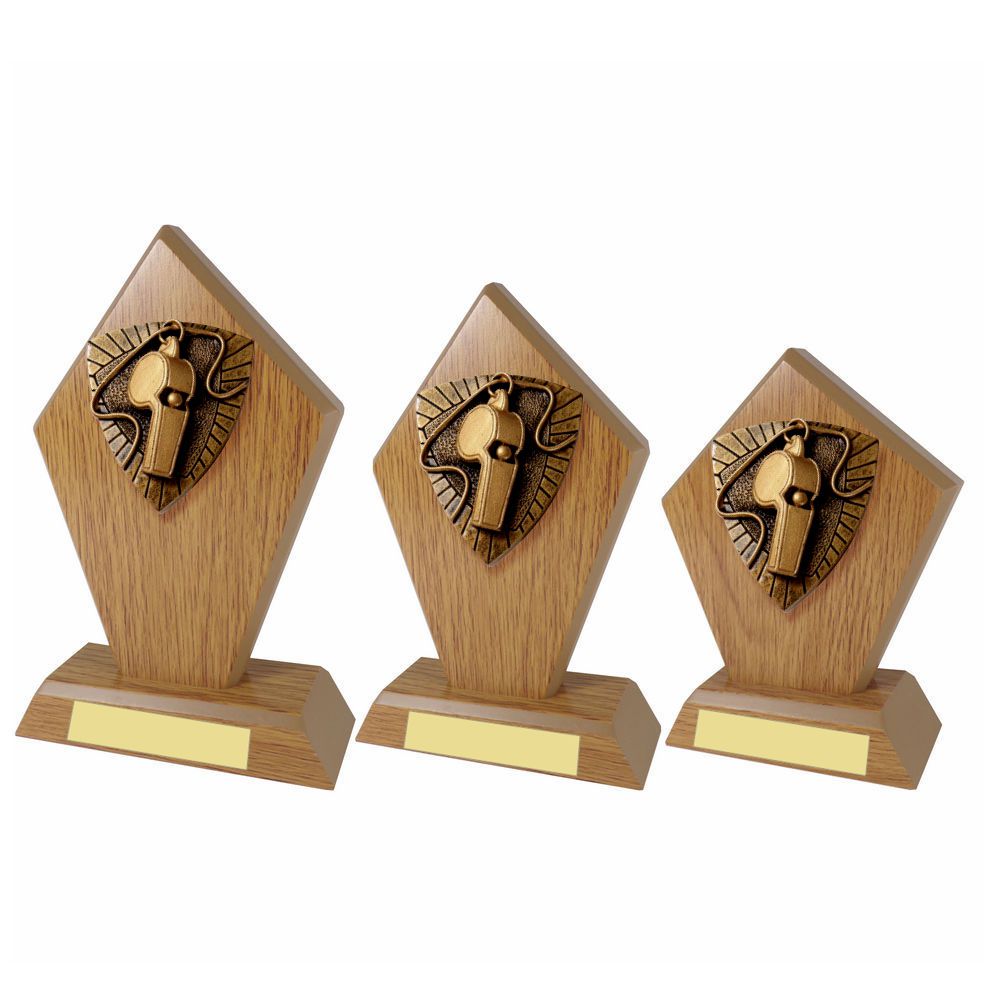 Football Referee Whistle Wood Stand