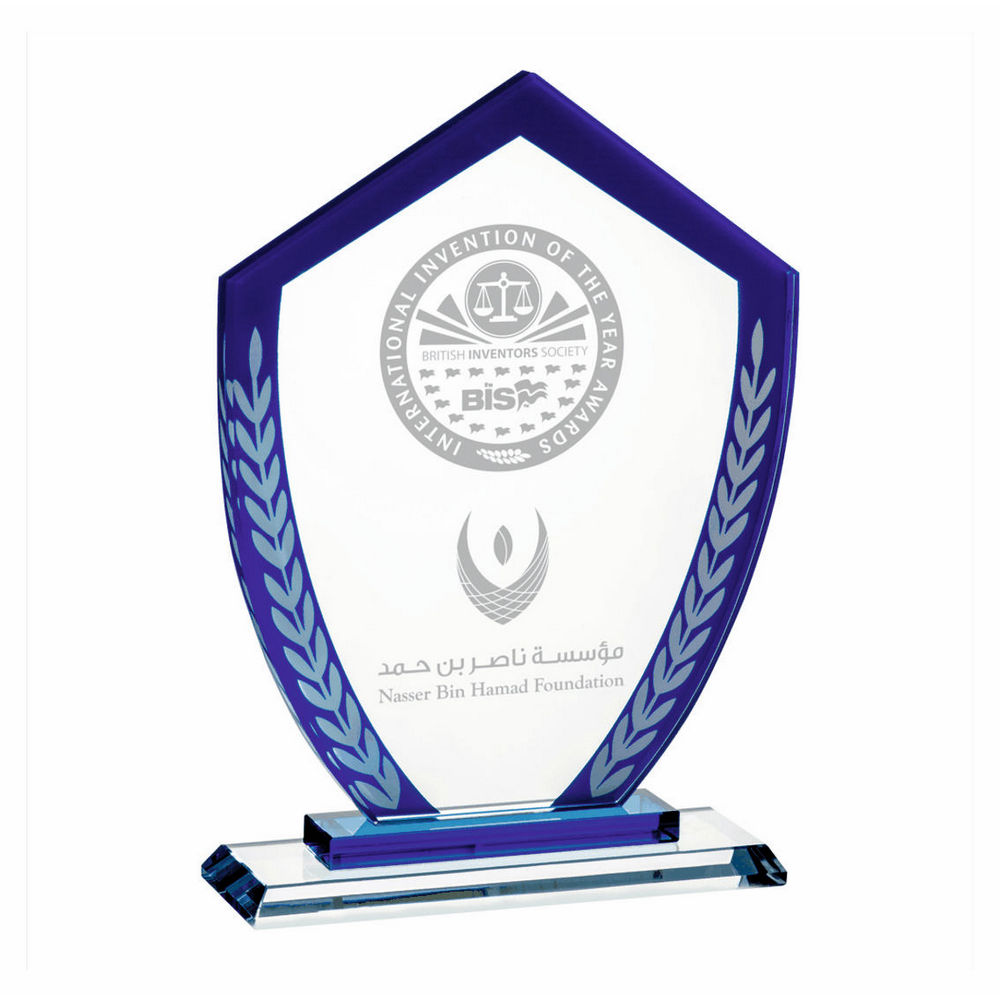 Blue Edged Glass Award Blue Edged Glass Award