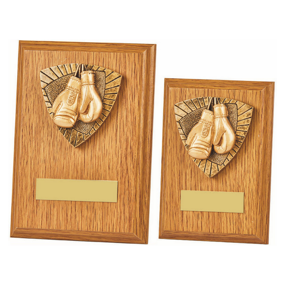 Light Oak Plaque - Boxing Light Oak Plaque - Boxing