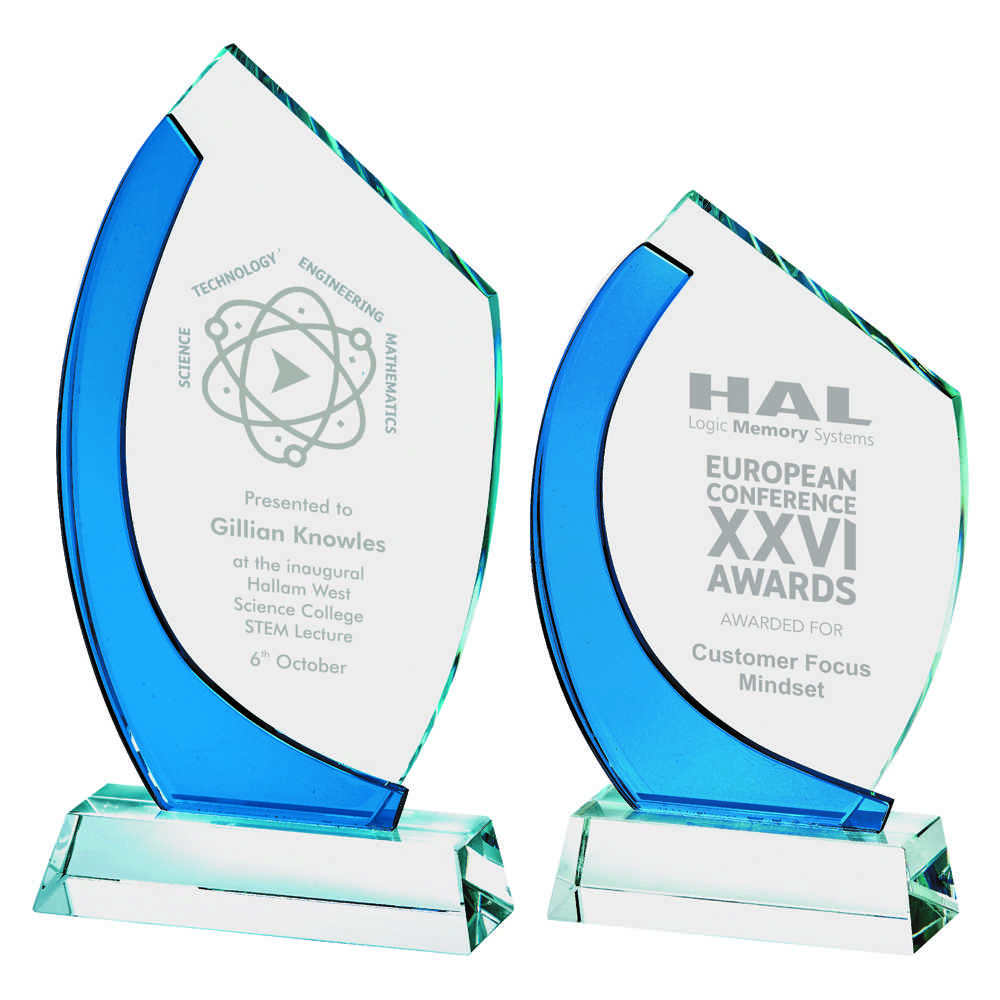 Blue/Clear Glass Award Blue/Clear Glass Award