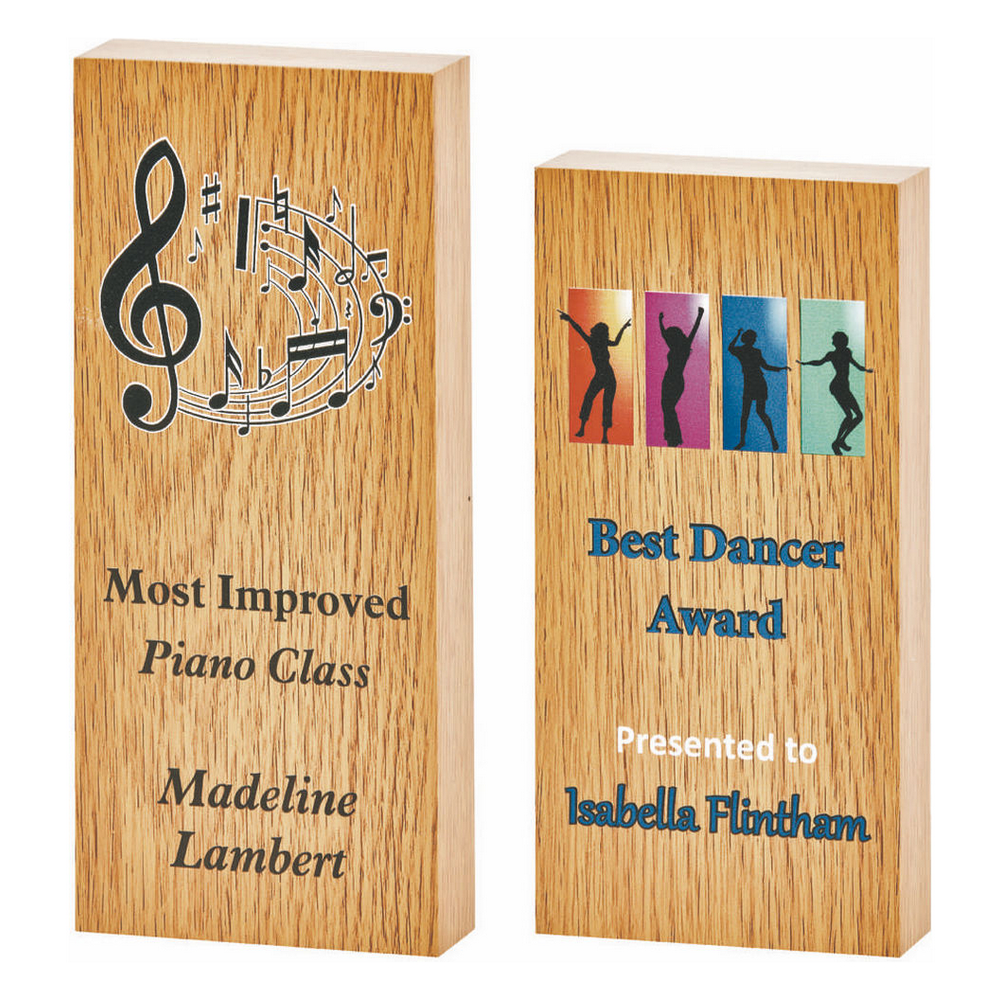 Rectangular Laminated Award with Colour Print - Thickness 25mm Rectangular Laminated Award with Colour Print - Thickness 25mm