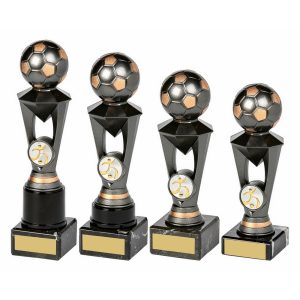 Gunmetal Football "Diamond" on Marble