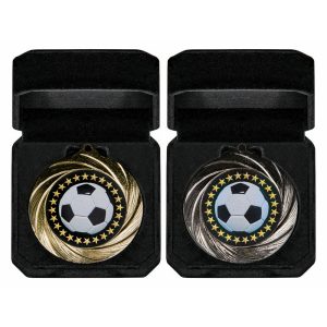 70mm Heavy Football Medal in Luxury Case