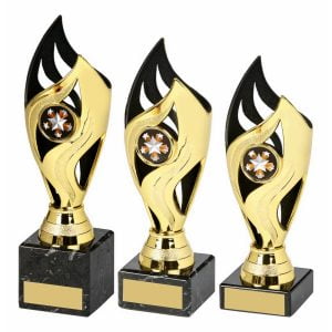 Gold Black Tulip Sculpture Award