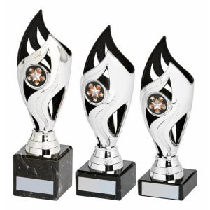 Silver Black Tulip Sculpture Award