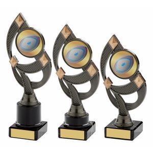 Antique Silver "Jewel" Holder Rugby Ball Award