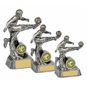 Silver Male Action Flame Resin