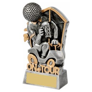 Antique Silver Golf Ball Head - ON TOUR