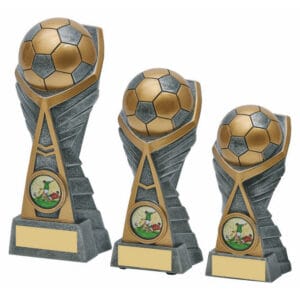 Antique Silver Football Resin