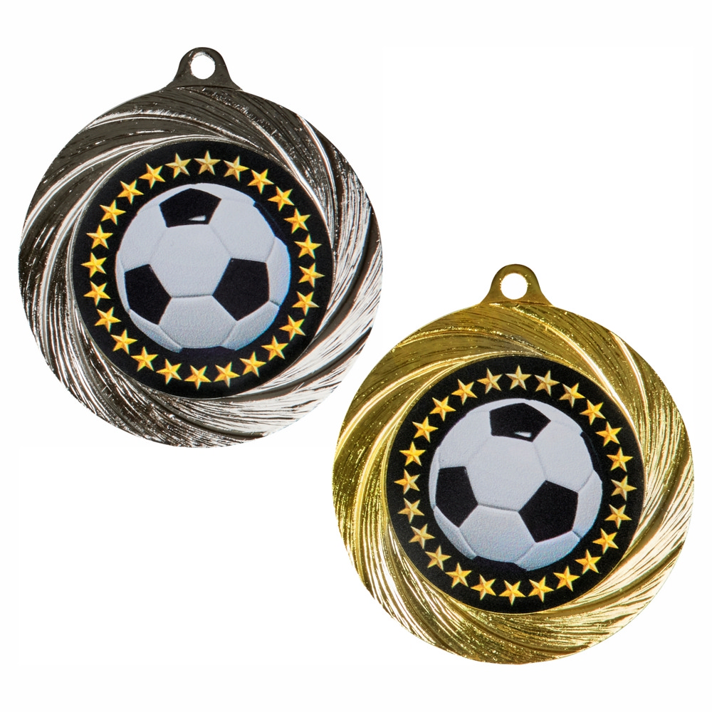 Large 70mm Gold Football Medal Large 70mm Gold Football Medal