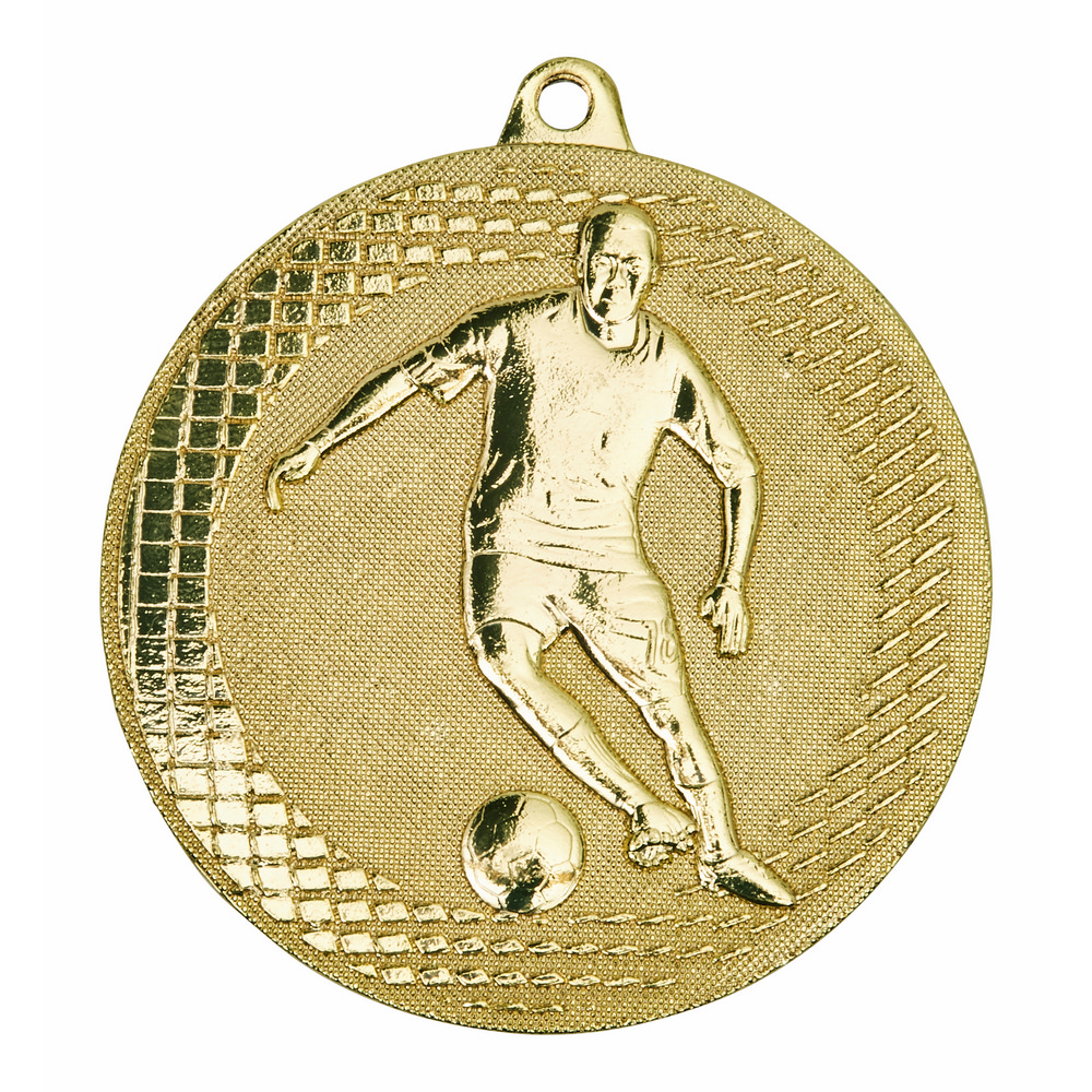 Gold Male Football Medal Gold Male Football Medal