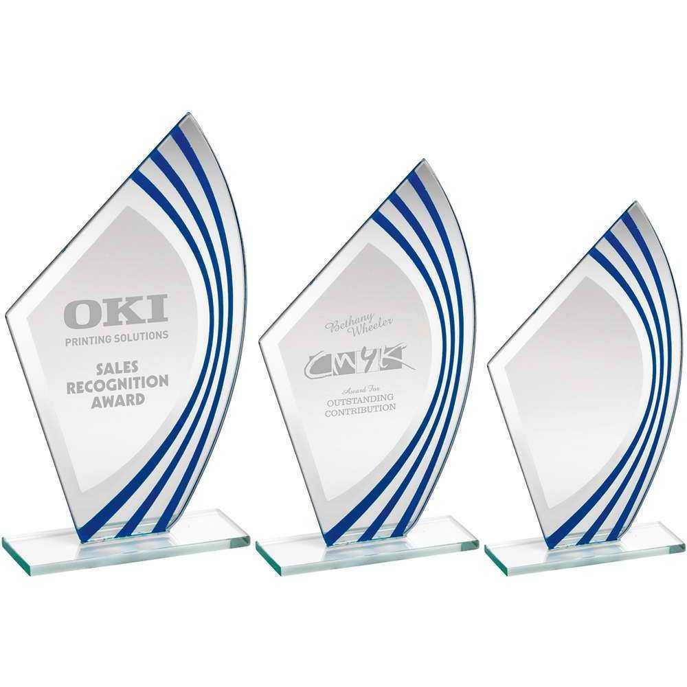 JADE GLASS SAIL PLAQUE WITH BLUE/SILV HIGHLIGHTS (4mm THICK) JADE GLASS SAIL PLAQUE WITH BLUE/SILV HIGHLIGHTS (4mm THICK)