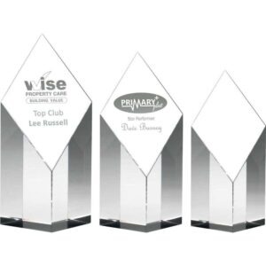 CLEAR GLASS DIAMOND COLUMN CLEAR GLASS DIAMOND COLUMN