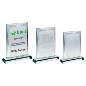 JADE GLASS CHUNKY RECTANGLE PLAQUE (19mm THICK) JADE GLASS CHUNKY RECTANGLE PLAQUE (19mm THICK)