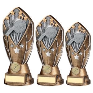 BRZ/SILV DIAMOND COLUMN + 'REFEREE' DISC & PLATE