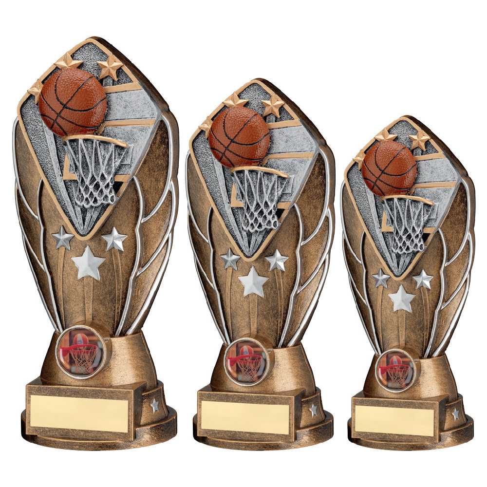 BRZ/SILV DIAMOND COLUMN + 'BASKETBALL' DISC & PLATE BRZ/SILV DIAMOND COLUMN + 'BASKETBALL' DISC & PLATE