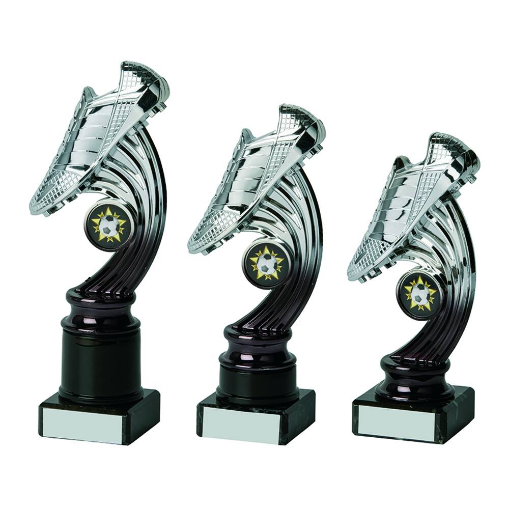 Silver/Black Football Boot Award Silver/Black Football Boot Award