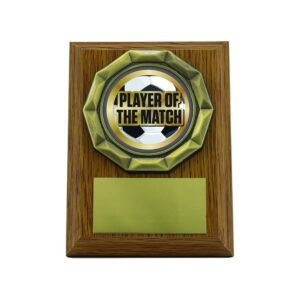 Light Oak Plaque with Player of the Match