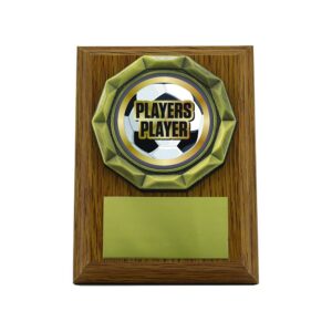 Light Oak Plaque with Players Player Trim