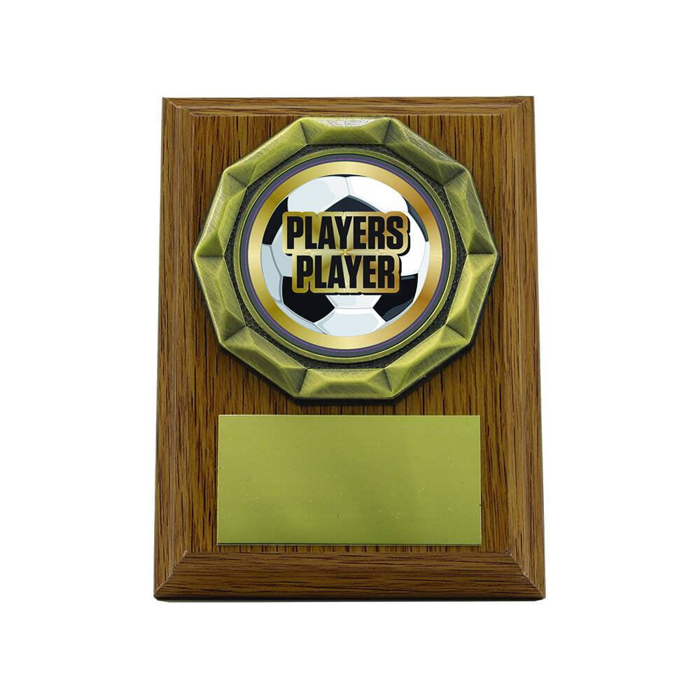 Light Oak Plaque with Players Player Trim Light Oak Plaque with Players Player Trim