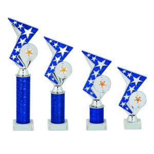 Silver/Blue Zig Zag Holder Award Silver/Blue Zig Zag Holder Award
