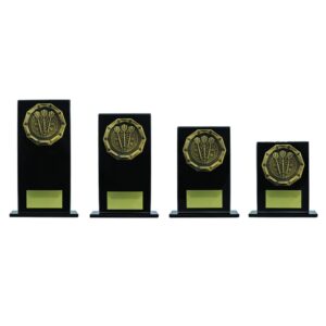 Darts Black Glass Stand