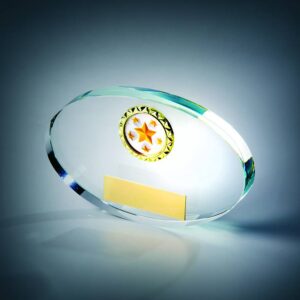 Clear Glass Mini Oval Clear Glass Mini Oval