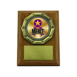 Wood effect Plaque Merit Wood effect Plaque Merit