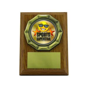 Wood effect Plaque Sports Superstar Wood effect Plaque Sports Superstar