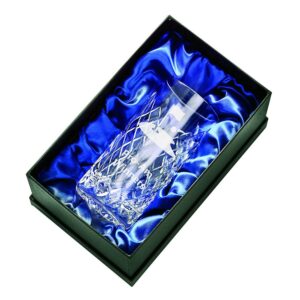 Highball Glass with Engravable Panel + Case