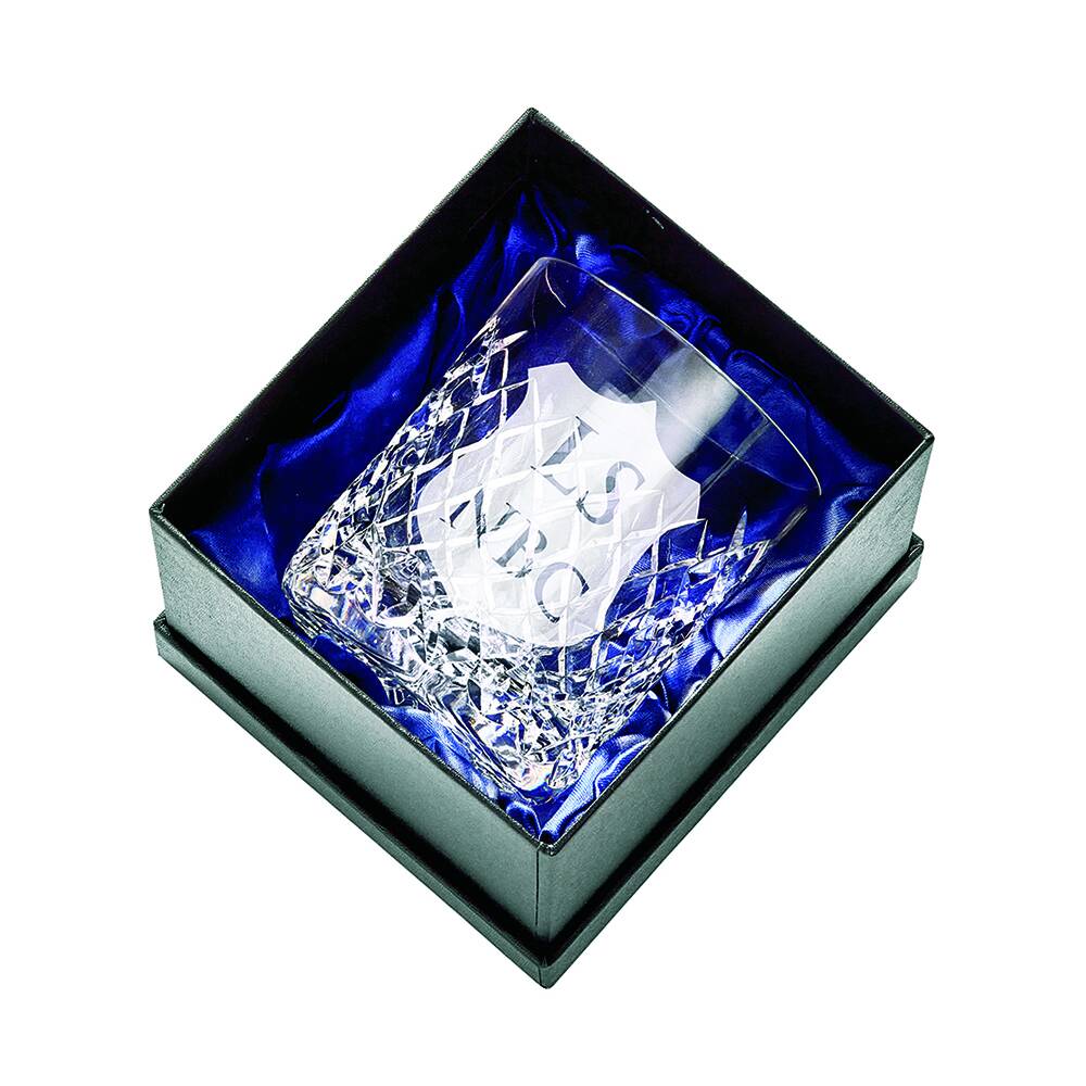 Whiskey Glass with Engravable Panel + Case Whiskey Glass with Engravable Panel + Case