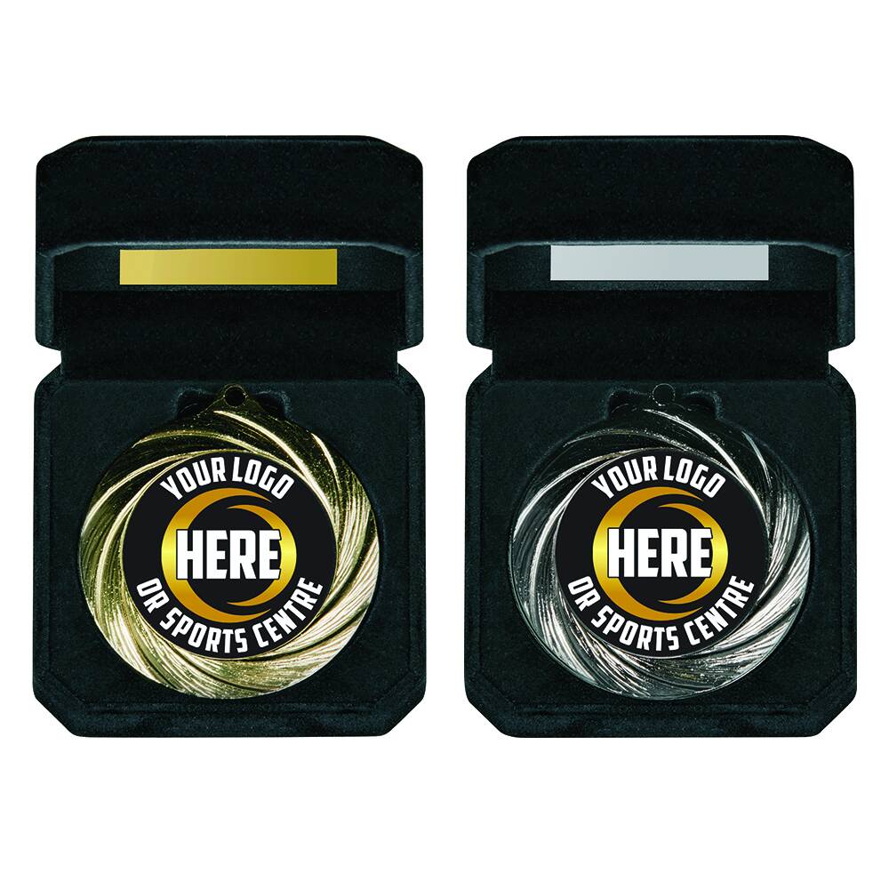 Personalised 70mm Heavy Medal in Case Personalised 70mm Heavy Medal in Case
